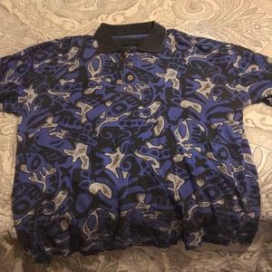 Multi colored Greg Norman polo